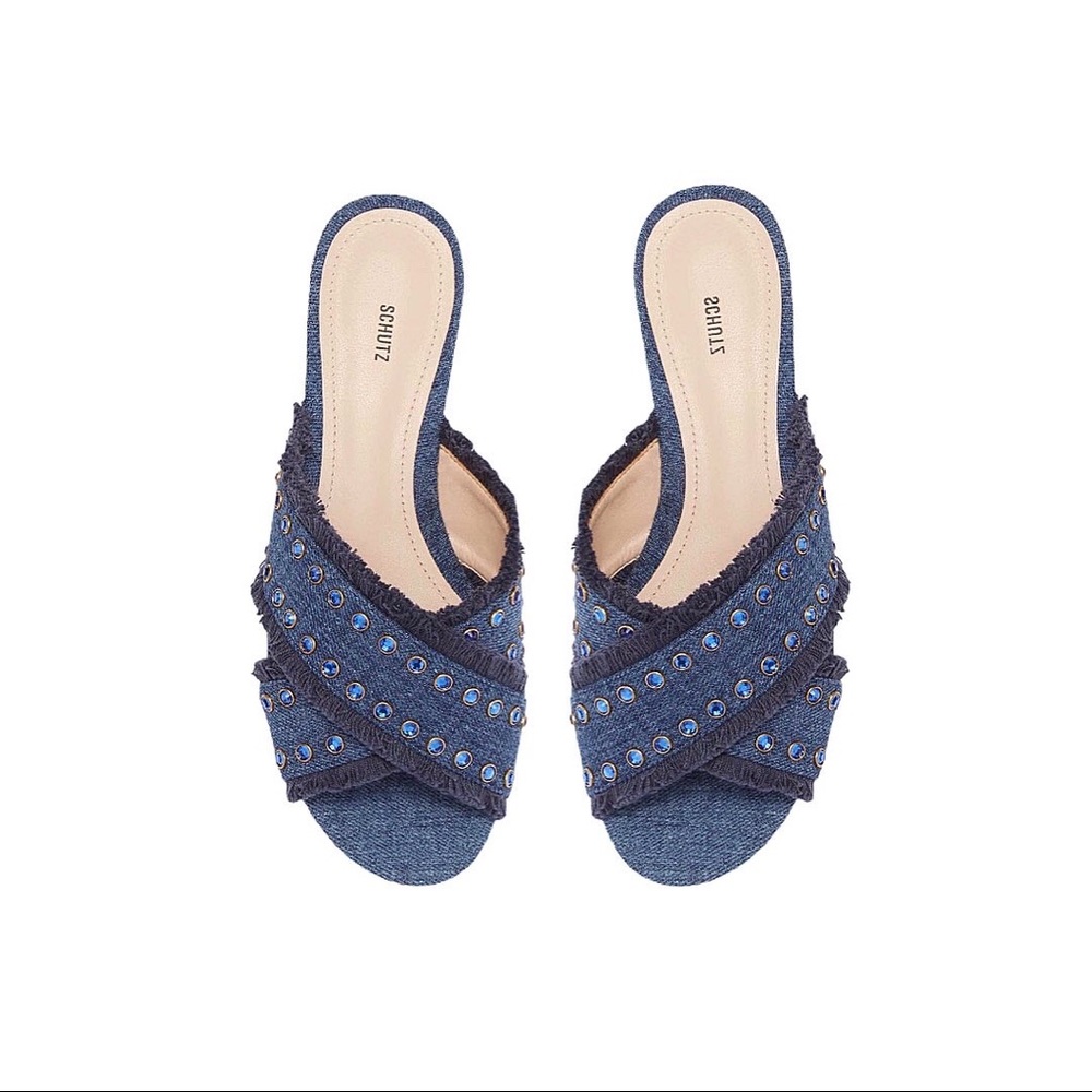 SCHUTZ | Walquira Embellished Sandals